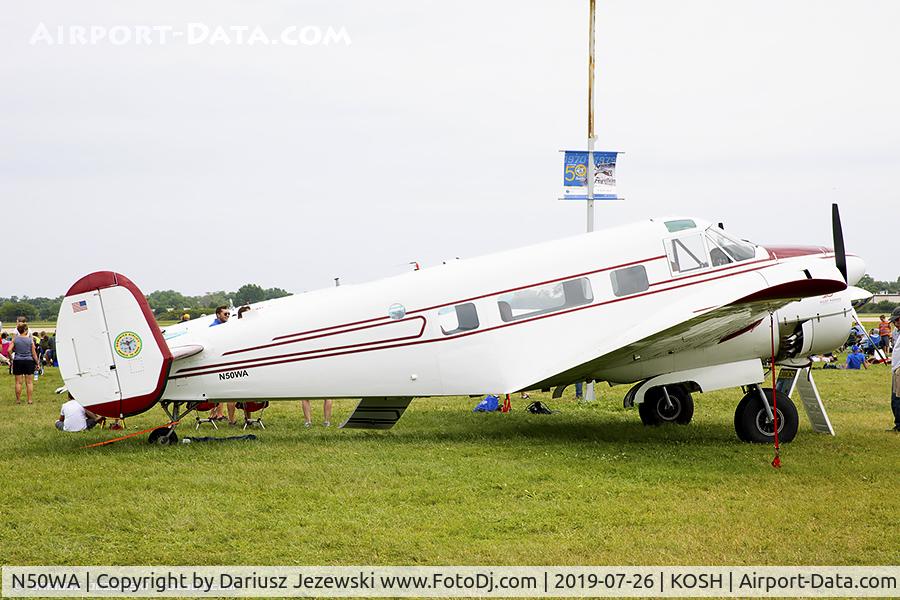 N50WA, 1962 Beech G18S C/N BA-616, Beech G18S Twin Beech  C/N BA-616, N50WA