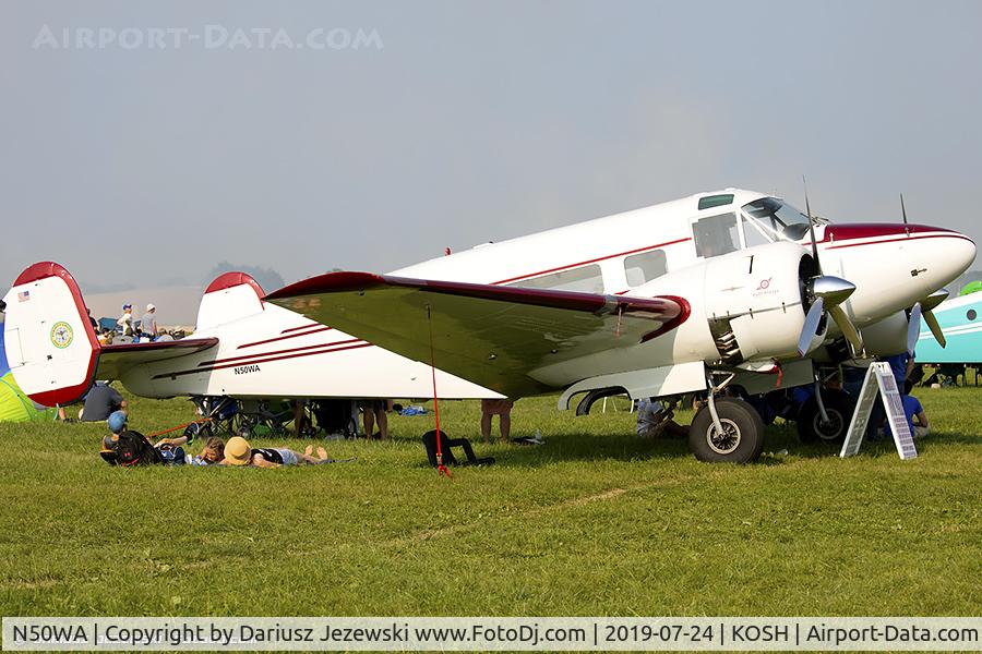 N50WA, 1962 Beech G18S C/N BA-616, Beech G18S Twin Beech  C/N BA-616, N50WA
