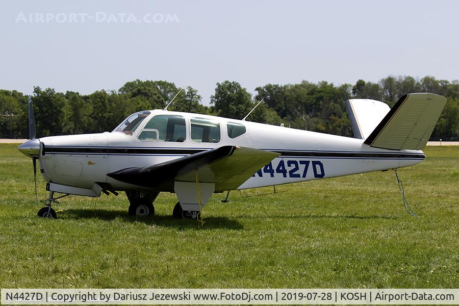 N4427D, 1956 Beech G35 Bonanza C/N D-4568, Beech G35 Bonanza  C/N D-4568, N4427D