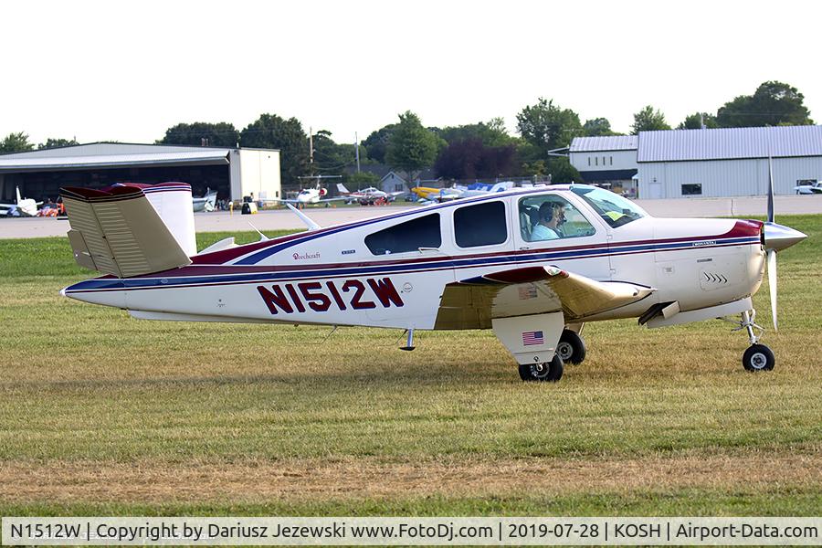 N1512W, 1972 Beech V35B Bonanza C/N D-9332, Beech V35B Bonanza  C/N D-9332, N1512W