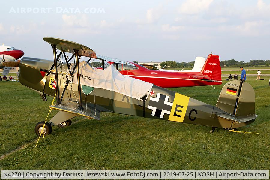 N4270, 1959 CASA 1-131 Jungmann C/N E3B-427, Casa 1-131 Jungmann  C/N E3B-427, NX4270