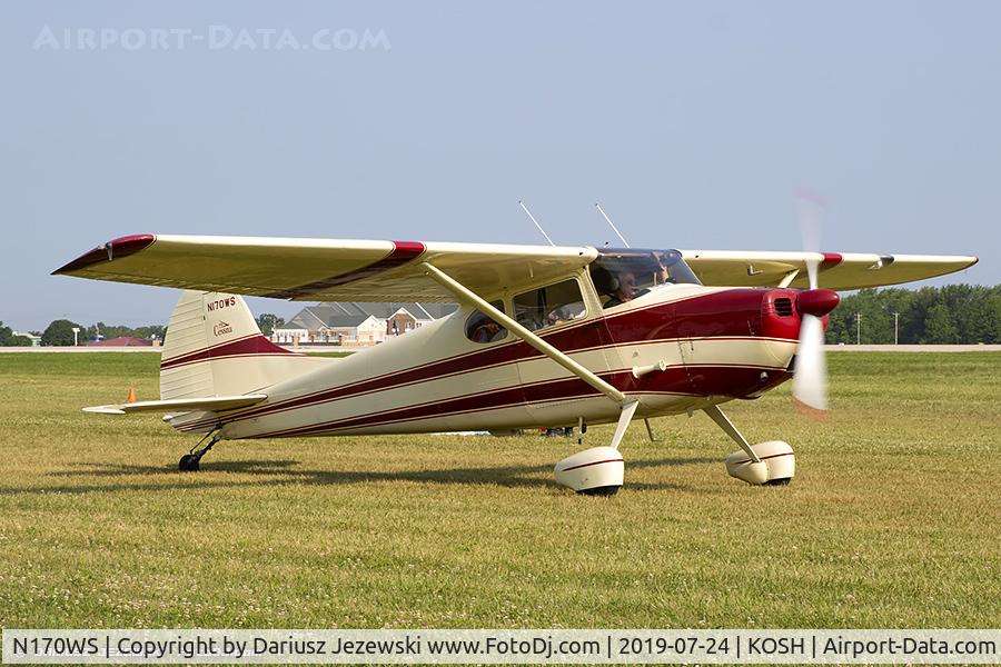 N170WS, 1950 Cessna 170A C/N 19490, Cessna 170A  C/N 19490, N170WS