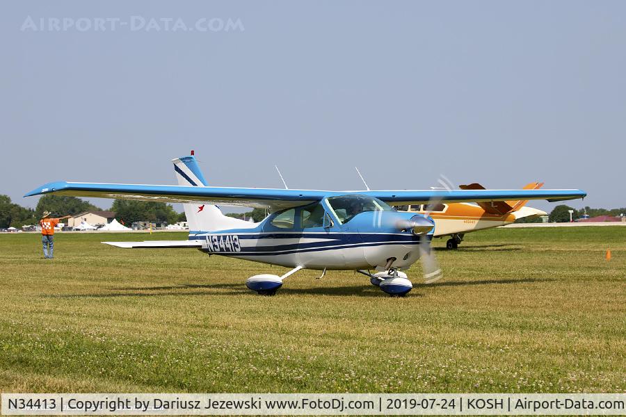 N34413, 1972 Cessna 177B Cardinal C/N 17701791, Cessna 177B Cardinal  C/N 17701791, N34413