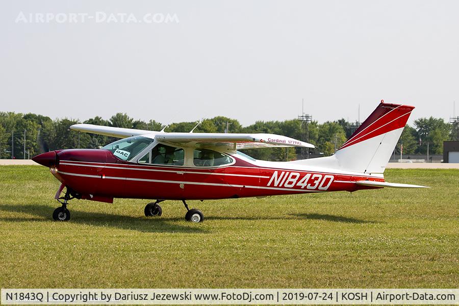 N1843Q, 1972 Cessna 177RG Cardinal C/N 177RG0243, Cessna 177RG Cardinal  C/N 177RG0243, N1843Q