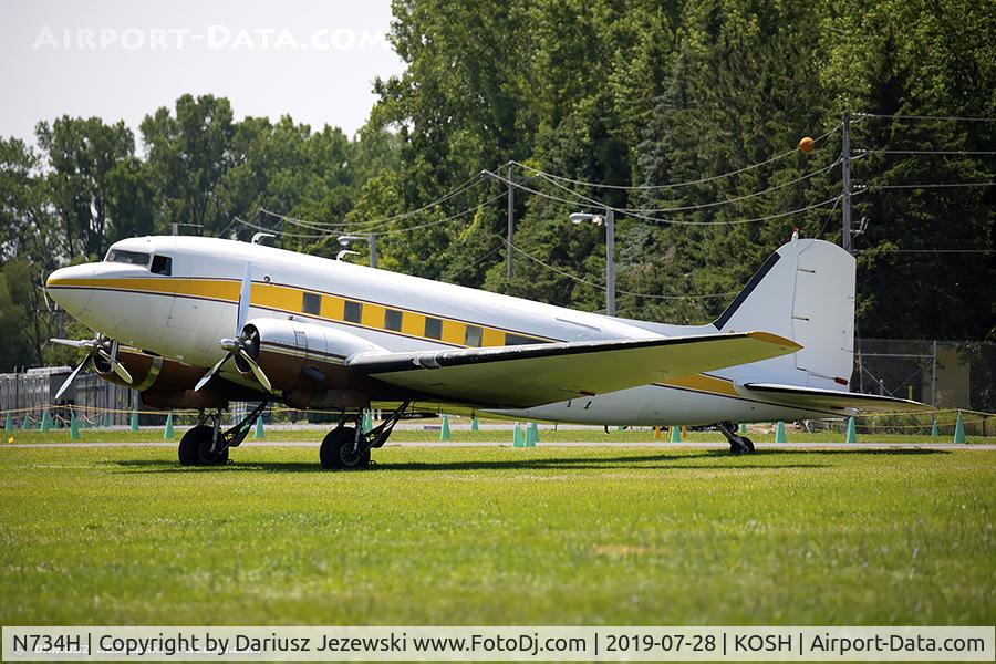 N734H, 1942 Douglas DC-3 (C-47-DL) C/N 4727, Douglas DC-3  C/N 4727, N734H