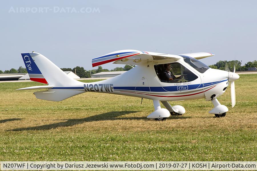 N207WF, 2007 Flight Design CTSW C/N 07-02-08, Flight Design CTSW  C/N 39631, N207WF