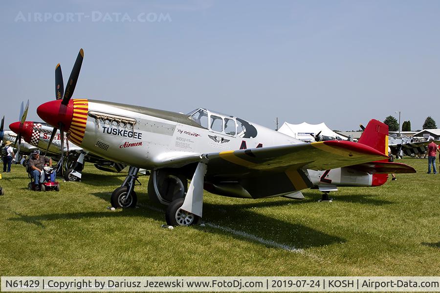 N61429, 1942 North American P-51C Mustang C/N 103-26199, North American P-51C Mustang 