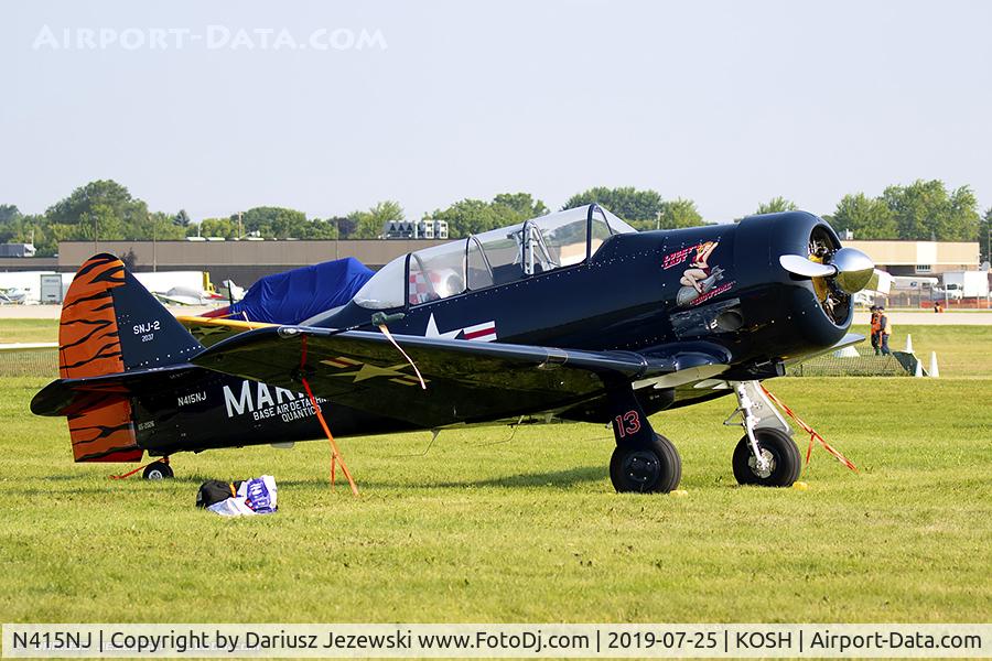 N415NJ, 1940 North American SNJ-2 C/N 2037, North American SNJ-2 Texan  C/N 2037, N415NJ