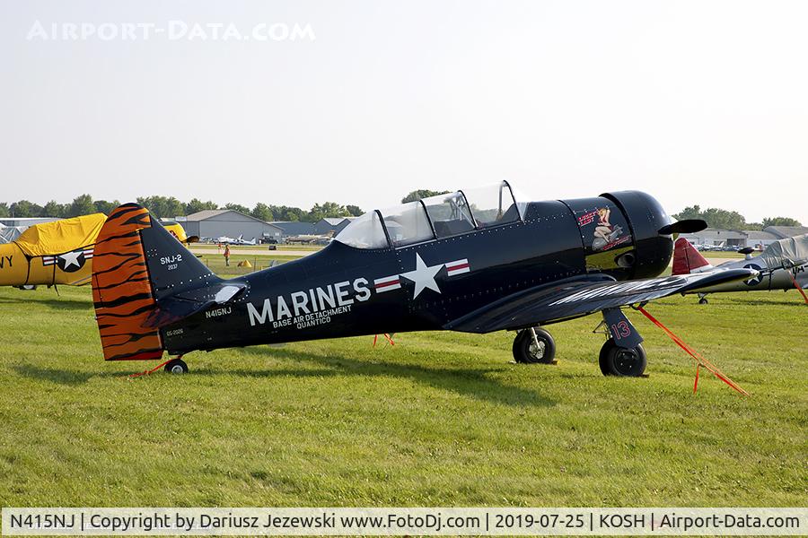 N415NJ, 1940 North American SNJ-2 C/N 2037, North American SNJ-2 Texan  C/N 2037, N415NJ