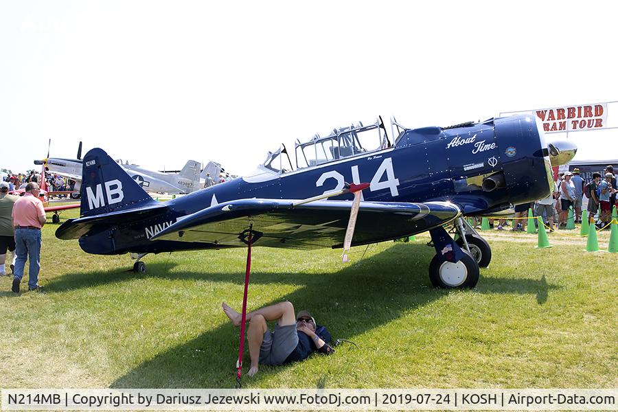 N214MB, North American SNJ-5B Texan C/N 43732, North American SNJ-5B Texan 