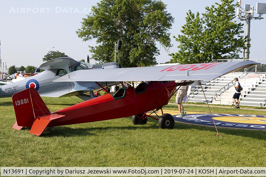 N13691, 1933 Pietenpol Air Camper C/N 1, Pietenpol Air Camper  C/N 1, N13691