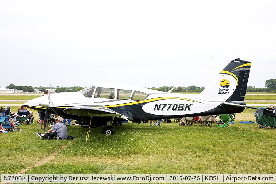 N770BK, 1969 Piper PA-23-250 Aztec C/N 29-4296, Piper PA-23-250 Aztec  C/N 29-4296, N770BK