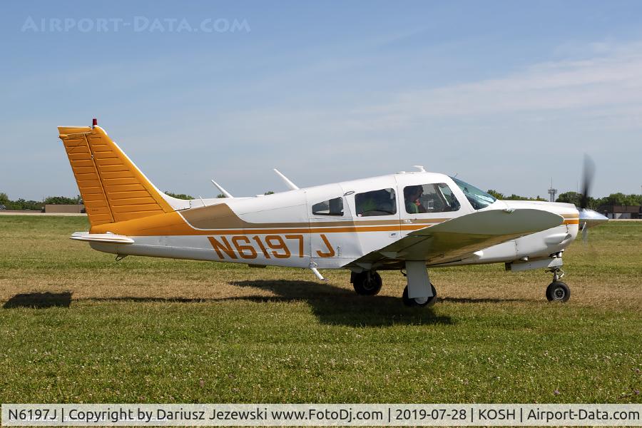 N6197J, 1976 Piper PA-28R-200 Cherokee Arrow C/N 28R-7635319, Piper PA-28R-200 Arrow II  C/N 28R-7635319, N6197J