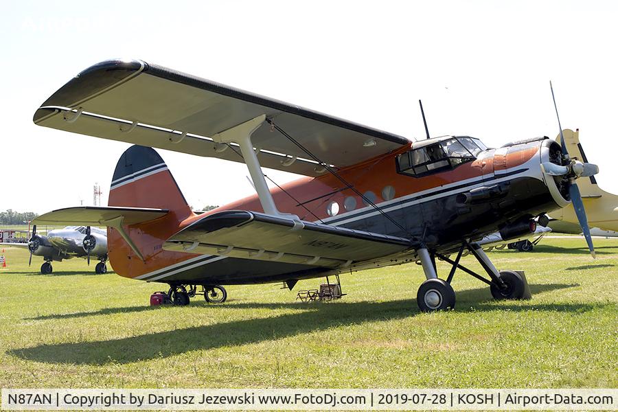N87AN, 1987 PZL-Mielec AN-2 C/N 1G22331, PZL Mielec An-2  C/N 1G22331, N87AN