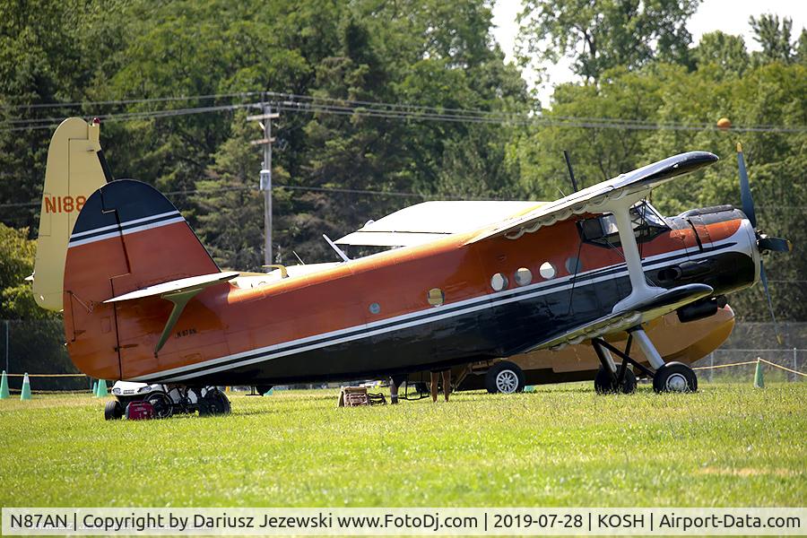 N87AN, 1987 PZL-Mielec AN-2 C/N 1G22331, PZL Mielec An-2  C/N 1G22331, N87AN