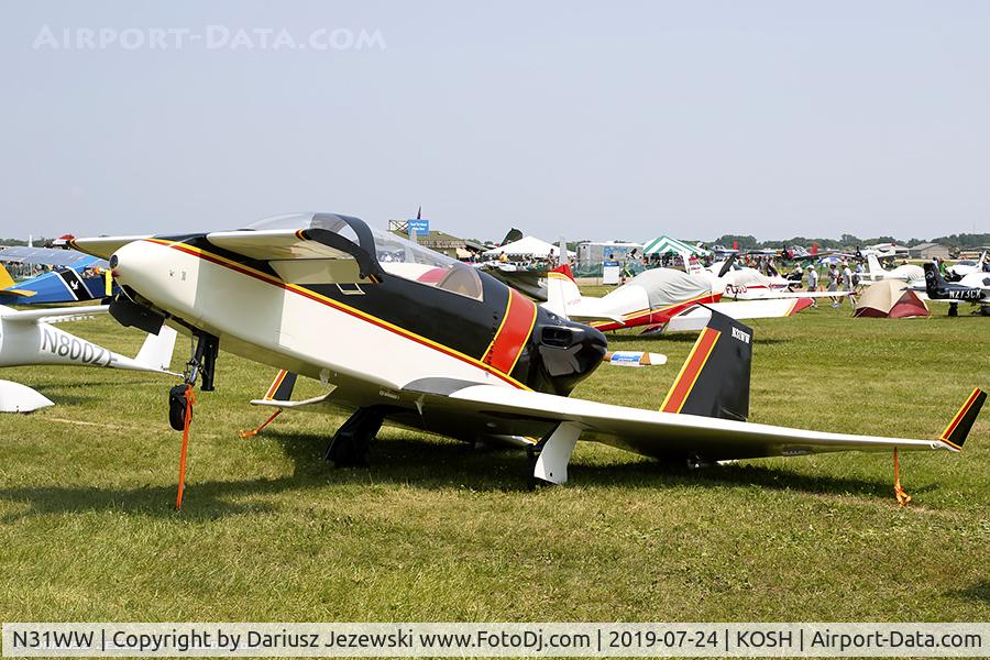 N31WW, 1981 Rutan VariViggen C/N 133, Rutan VariViggen  C/N 133, N31WW