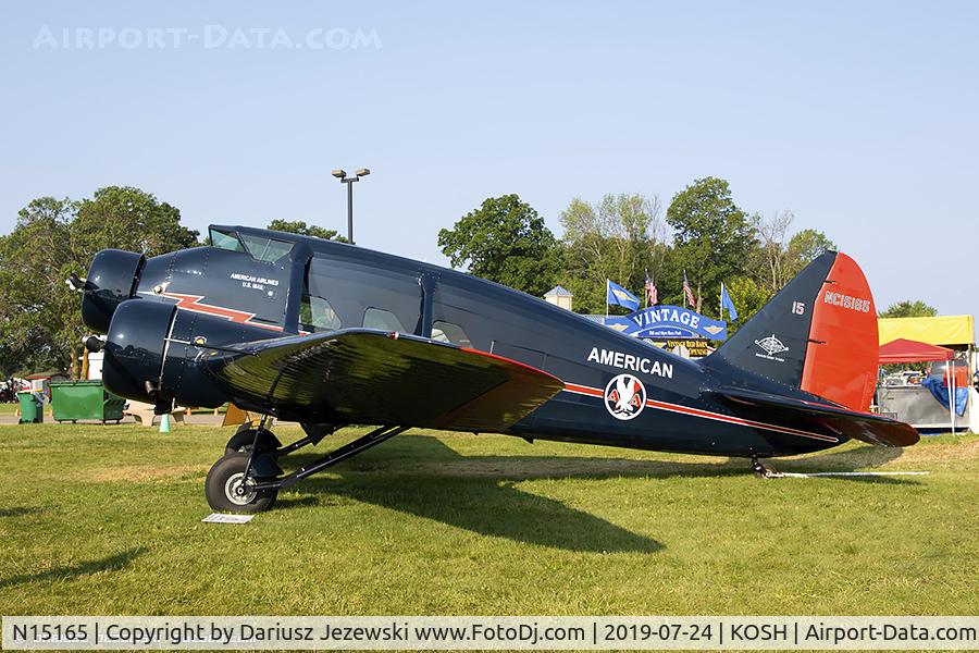 N15165, 1936 Stinson A C/N 9125, Stinson A  C/N 9125, NC15165