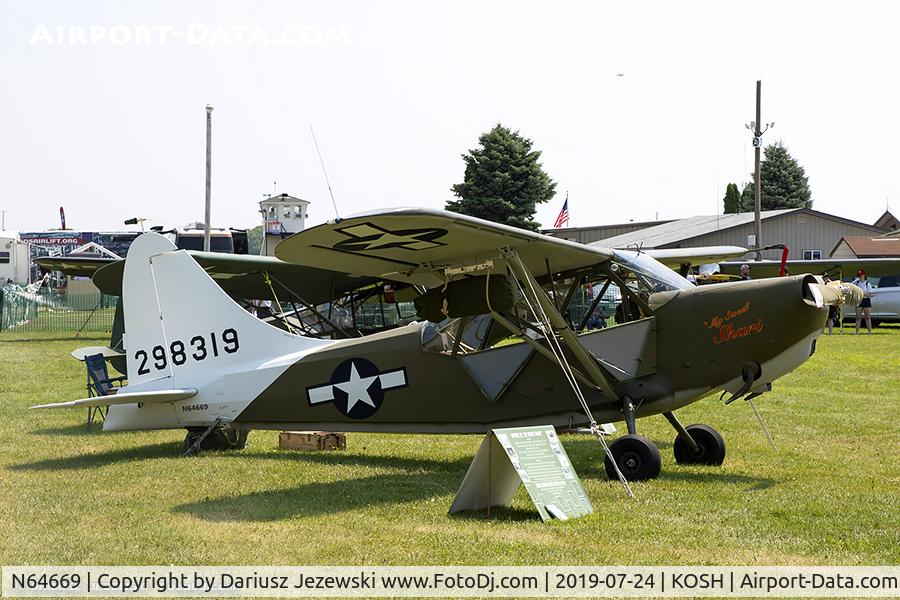 N64669, Stinson L-5 Sentinel C/N 76560, Stinson L-5 Sentinel 