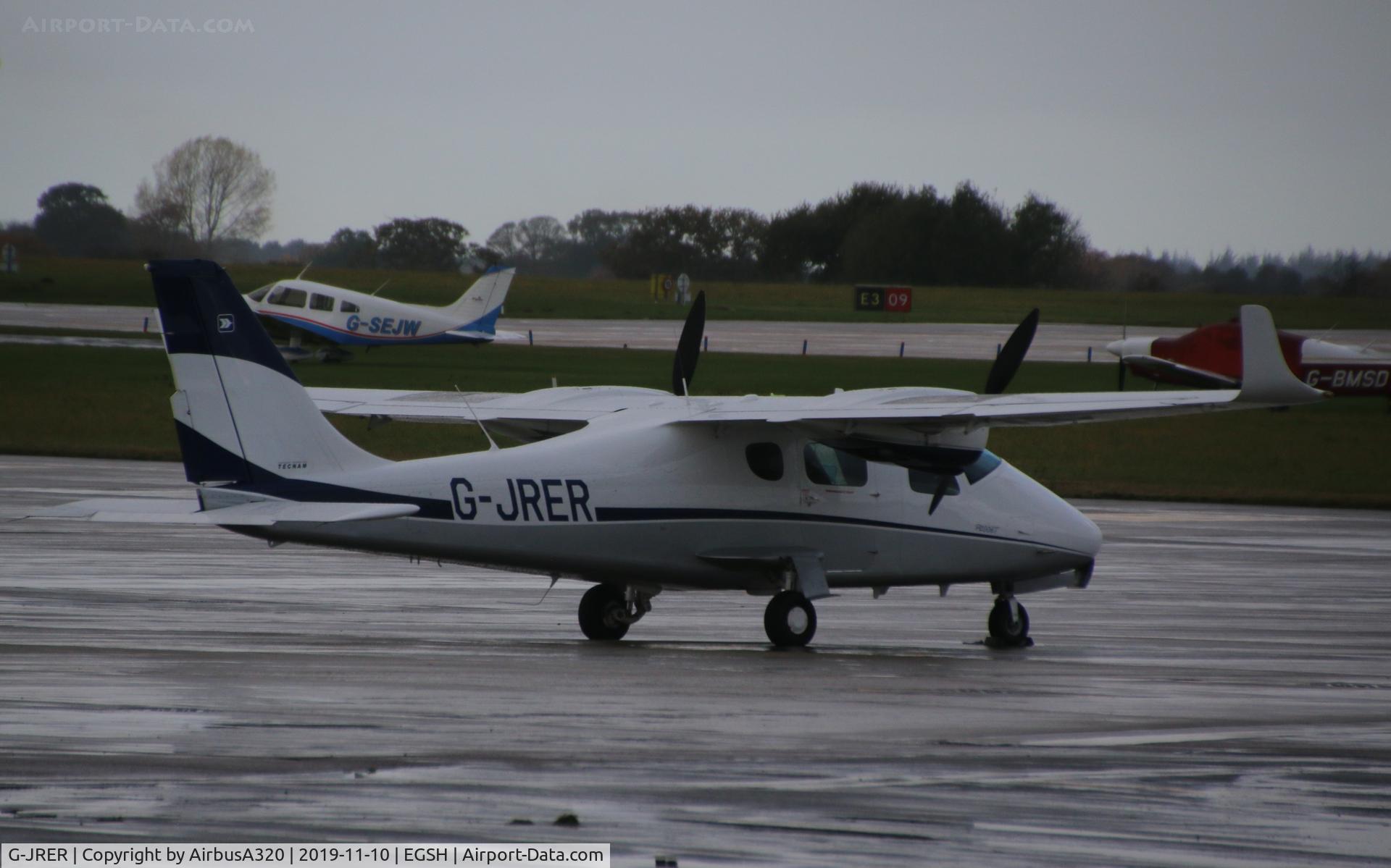G-JRER, 2017 Tecnam P-2006T C/N 194, Seen parked on the saxon ramp