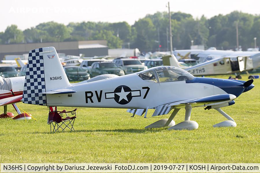 N36HS, Vans RV-7A C/N 72382, Vans RV-7A  C/N 72382, N36HS