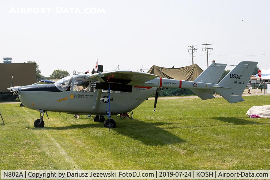 N802A, 1968 Cessna O-2A (M337B) Super Skymaster Super Skymaster C/N 337M-0174, Cessna M337B (O-2A Super Skymaster)  C/N 337M0174 - Robert Shafer, N802A