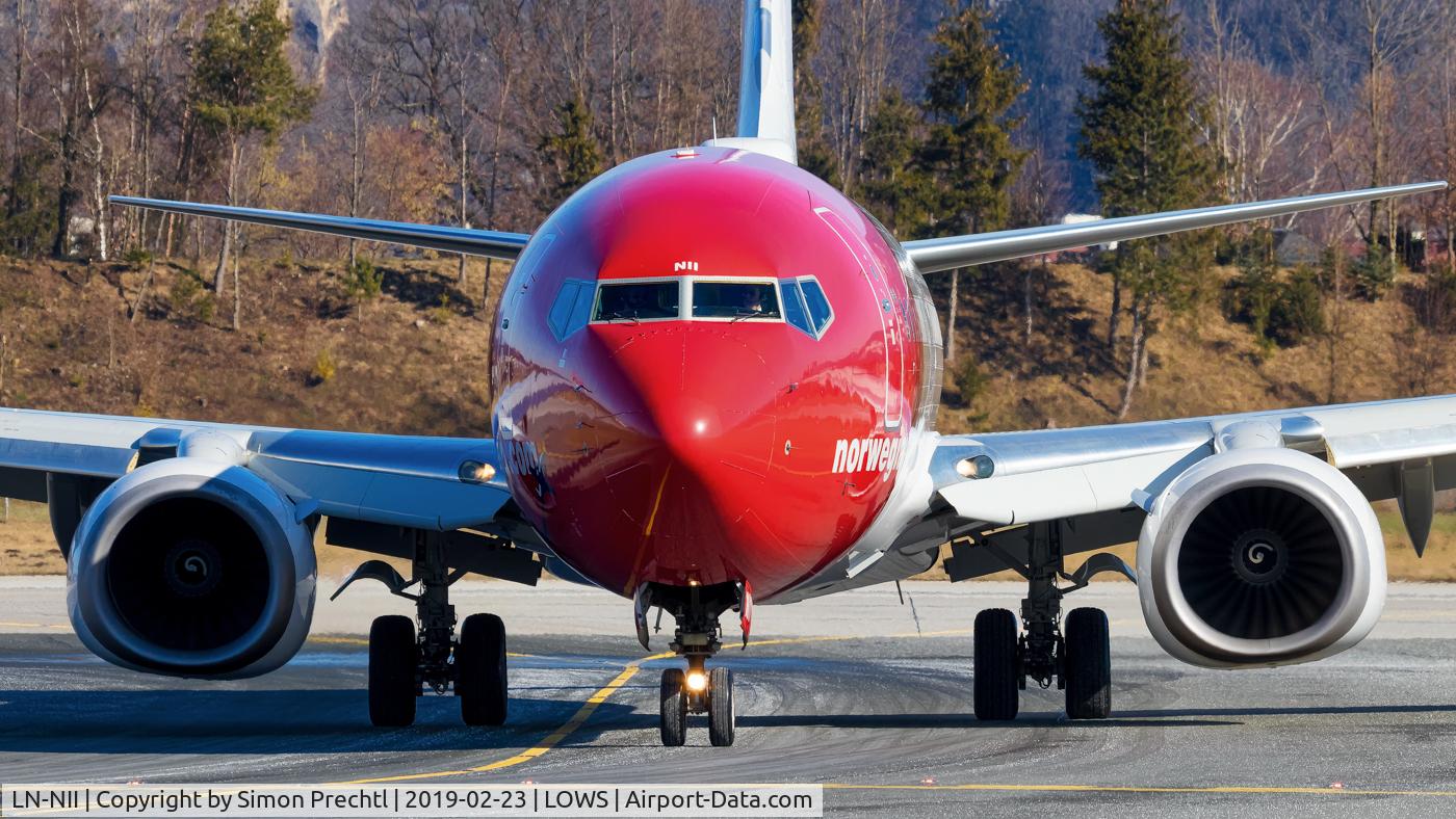 LN-NII, 2014 Boeing 737-8JP C/N 43877, LN-NII @ Salzburg Airport