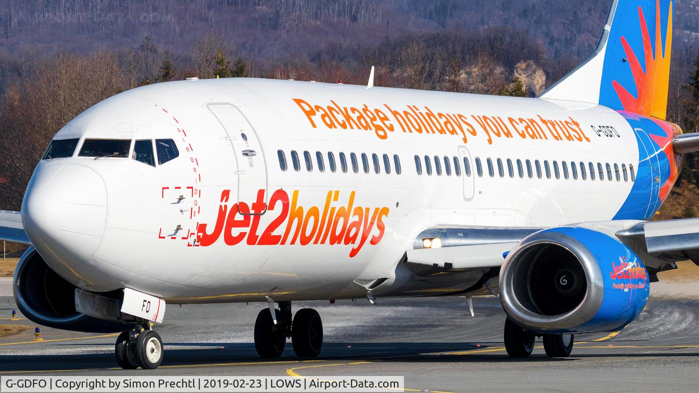 G-GDFO, 1998 Boeing 737-3U3 C/N 28740, G-GDFO @ Salzburg Airport