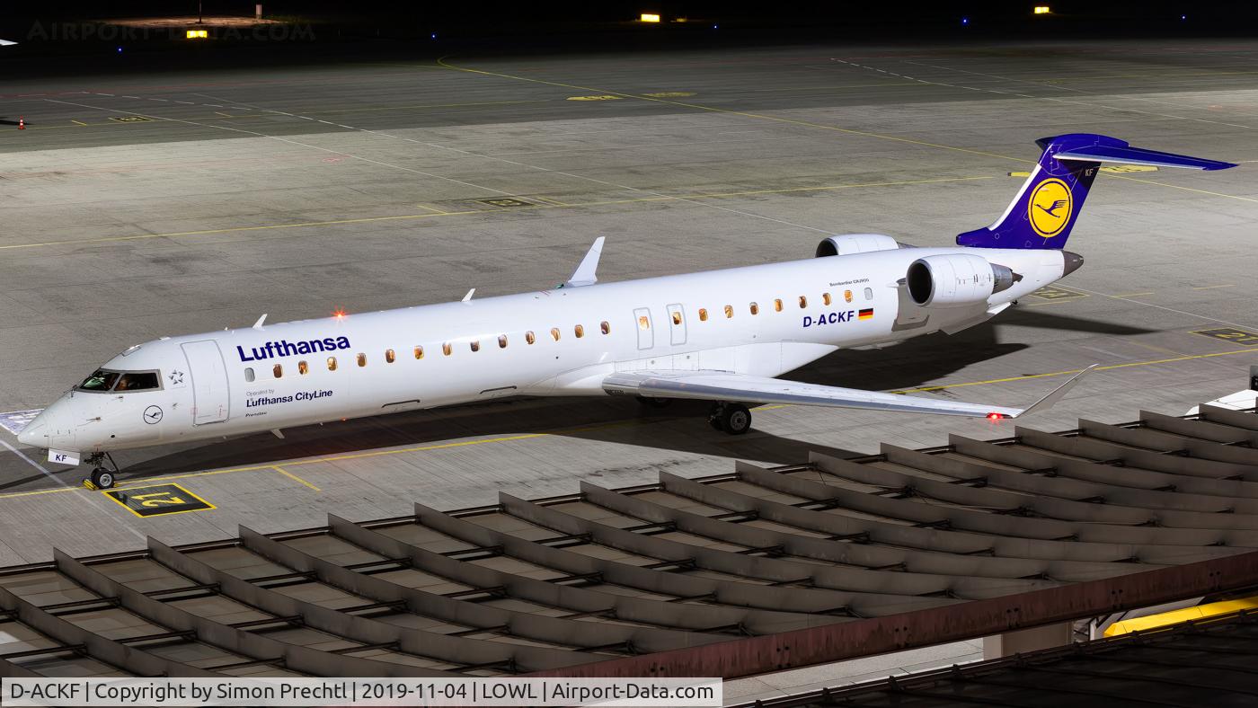D-ACKF, 2006 Bombardier CRJ-900LR (CL-600-2D24) C/N 15083, D-ACKF @ Linz Airport