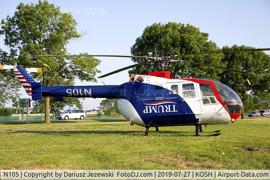 N105, 1981 MBB Bo-105S C/N S550, MBB BO-105S  C/N S550 , N105