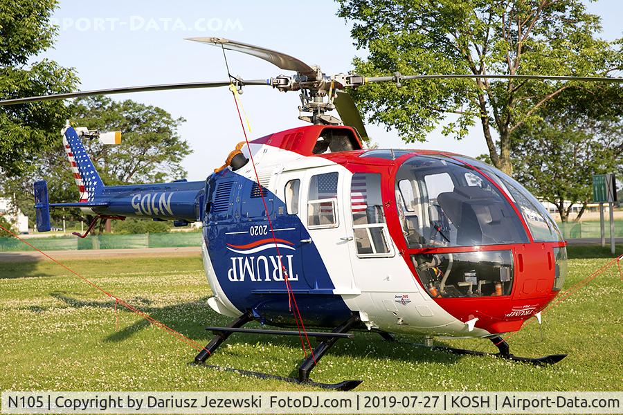 N105, 1981 MBB Bo-105S C/N S550, MBB BO-105S  C/N S550 , N105