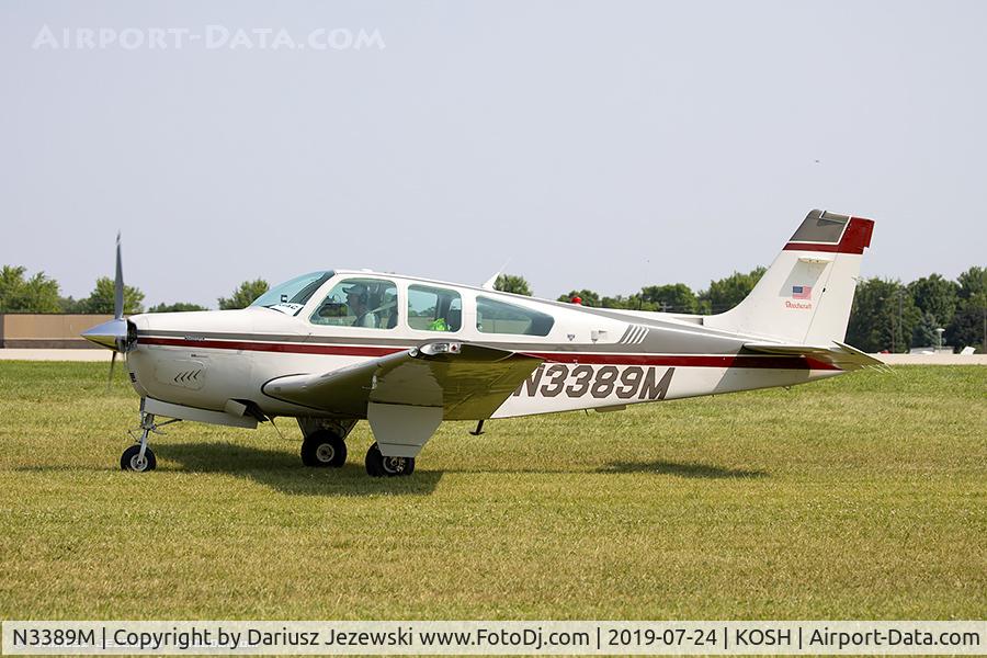 N3389M, 1989 Beech F33A Bonanza C/N CE-1412, Beech F33A Bonanza  C/N CE-1412, N3389M