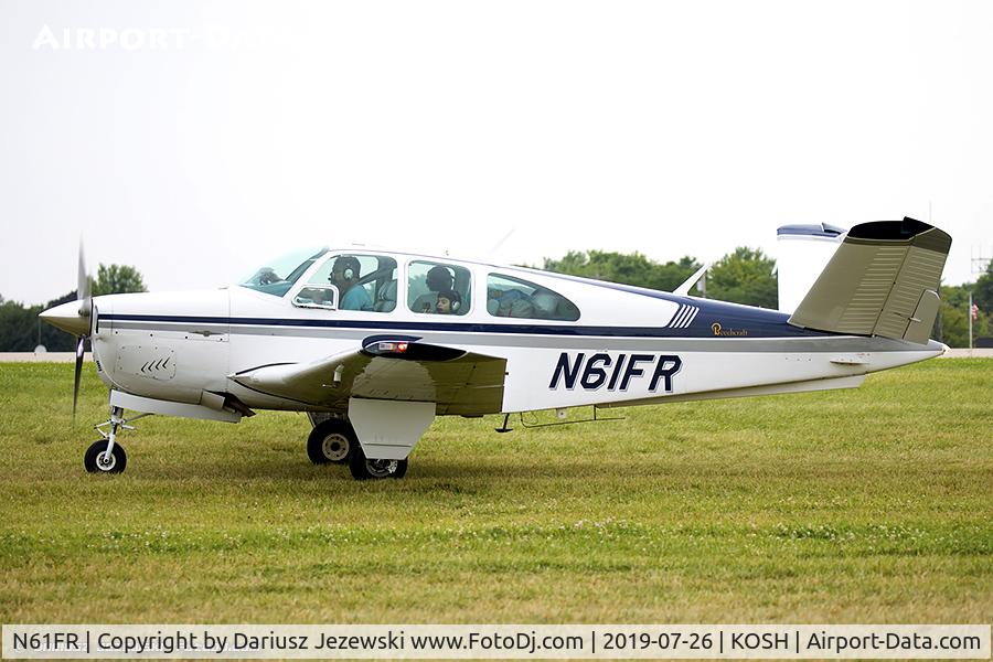 N61FR, 1960 Beech N35 Bonanza C/N D-6565, Beech N35 Bonanza  C/N D-6565, N61FR