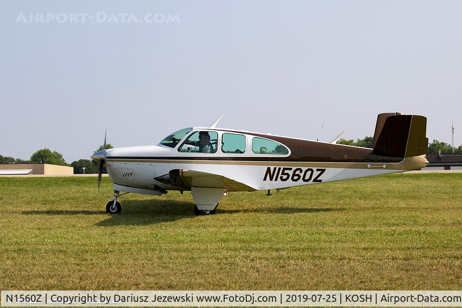 N1560Z, 1961 Beech P35 Bonanza C/N D-6863, Beech P35 Bonanza  C/N D-6863, N1560Z