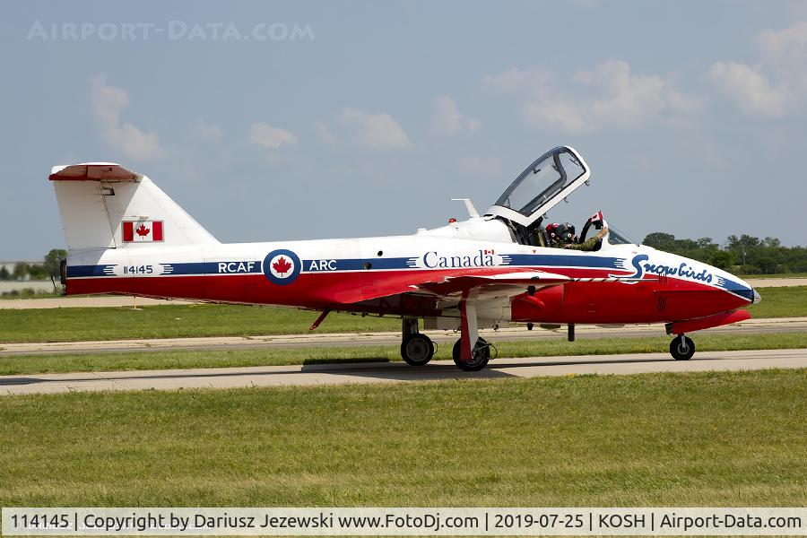 114145, Canadair CT-114 Tutor C/N 1145, CAF CT-114 Tutor 114145  C/N 1145 from Snowbirds Demo Team 15 Wing CFB Moose Jaw, SK