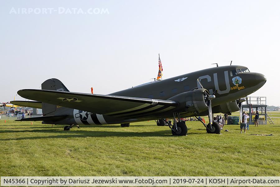 N45366, 1943 Douglas C-53D-DO Skytrooper (DC-3A) C/N 11757, Douglas DC-3 