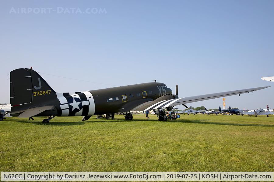 N62CC, 1943 Douglas DC-3C (C-47A-DL) C/N 13798, Douglas DC-3C 