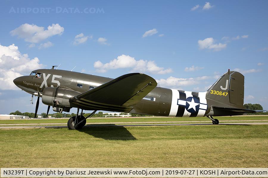 N3239T, 1943 Douglas DC3C-S1C3G (C-47A-65-DL) C/N 19054, Douglas DC-3C-S1C3G (C-47A-65-DL Skytrain) 