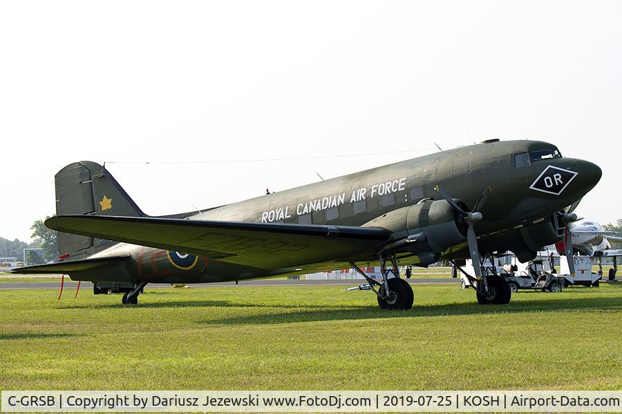 C-GRSB, 1943 Douglas DC3C-S1C3G (C-47A) C/N 12295, Douglas DC-3-S1C3G  C/N 12295, C-GRSB