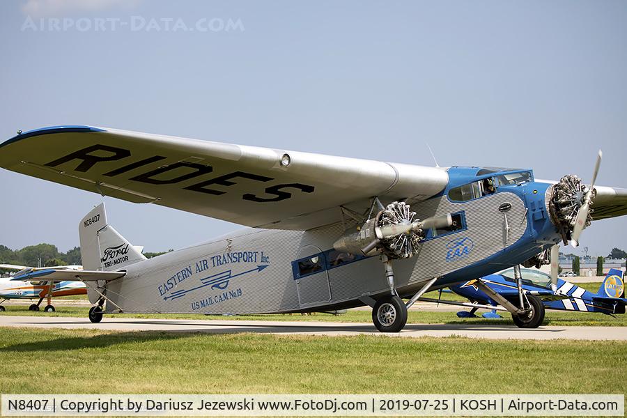 N8407, 1929 Ford 4-AT-E Tri-Motor C/N 69, Ford 4-AT-E Trimotor  C/N 69, NC8407