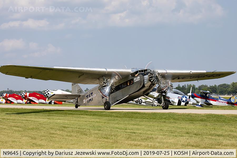 N9645, 1928 Ford 5-AT-B Tri-Motor C/N 8, Ford 5-AT-B Trimotor  C/N 8, NC9645
