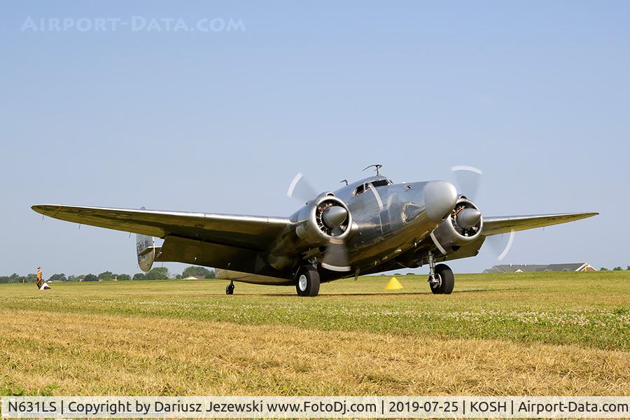 N631LS, 1943 Lockheed-PacAero R50-5 Learstar C/N 18-2404, Lockheed 18-56 Lodestar  C/N 2404, N631LS