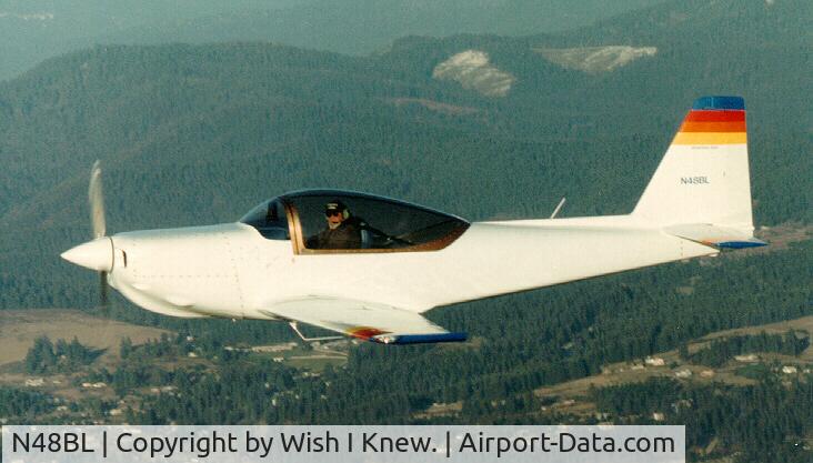 N48BL, 1992 Baugh Milford D SEQUOIA 300 C/N 0019, Sequoia 300, Pilot M.D. Baugh