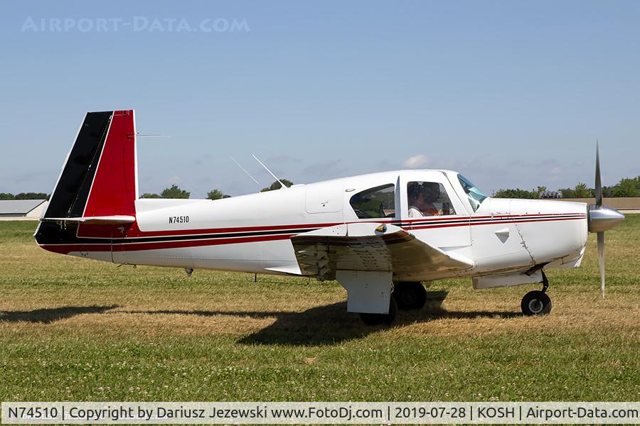 N74510, 1962 Mooney M20B Mark 21 C/N 1904, Mooney M20B Mark 21  C/N 1904, N74510