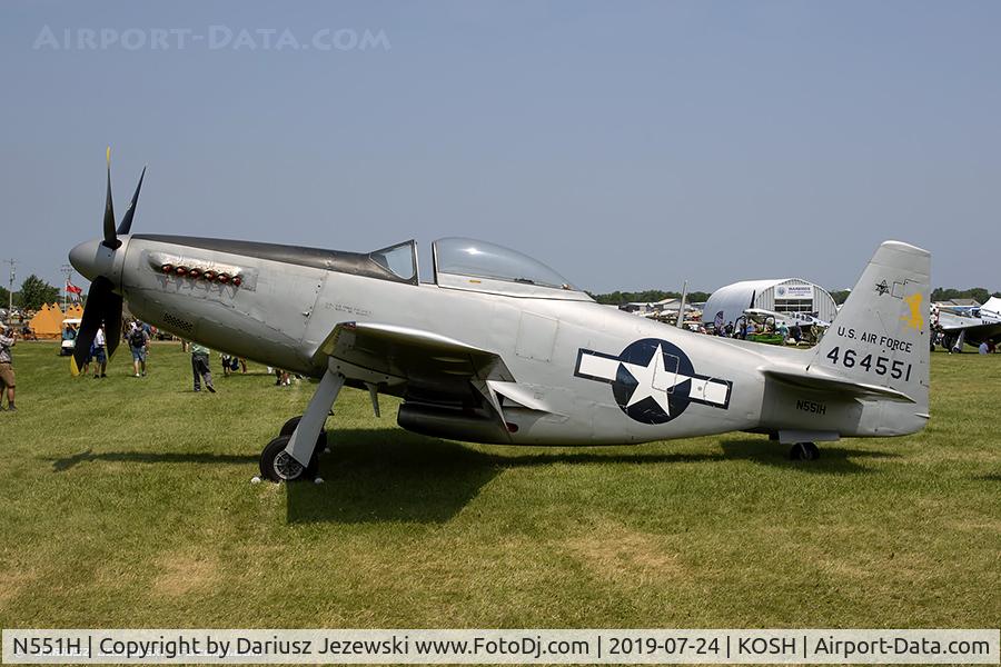 N551H, 1944 North American F-51-H-5-NA C/N 44-64314, North American F-51H-5-NA Mustang  C/N 44-64314, N551H