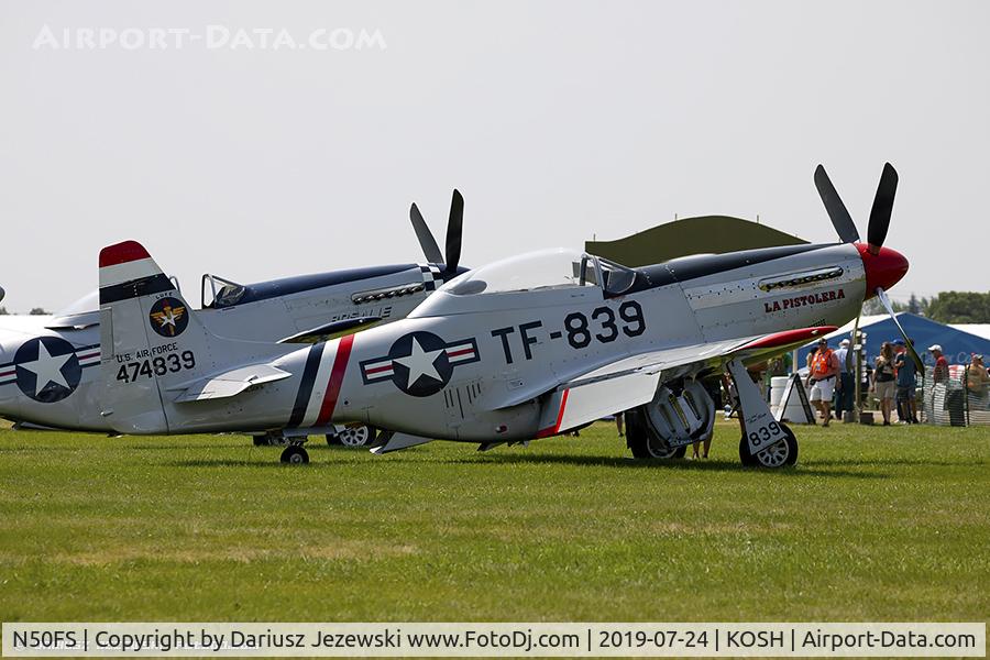 N50FS, 1966 North American F-51D Mustang C/N 44-74839-59, North American TF-51D Mustang 