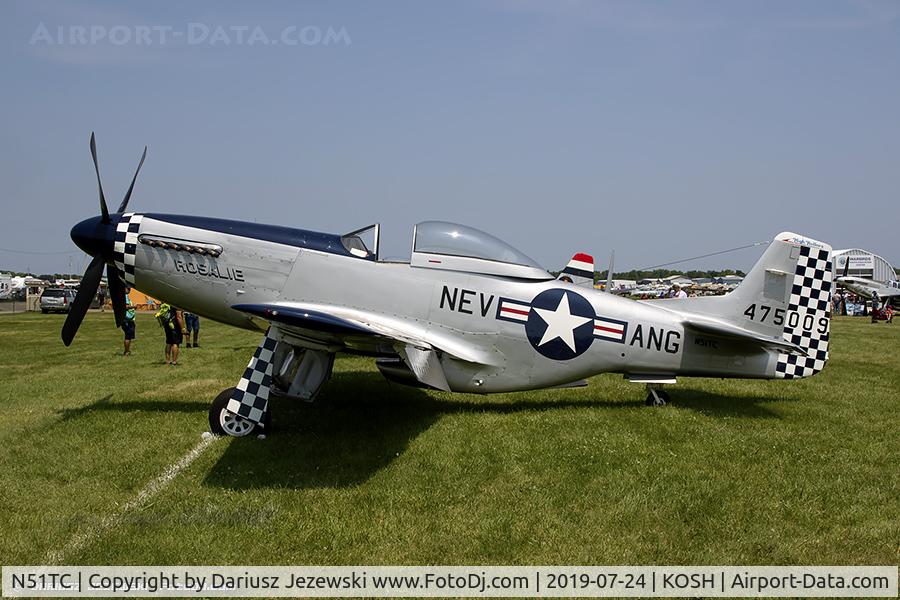 N51TC, 1944 North American/aero Classics P-51D C/N 44-75009, North American/Aero Classics P-51D Mustang  C/N 44-75009, N51TC