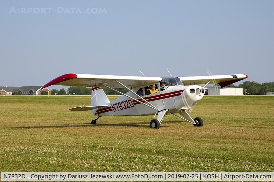 N7832D, 1957 Piper PA-22-150 C/N 22-5478, Piper PA-22-150 Tri-Pacer  C/N 22-5478, N7832D