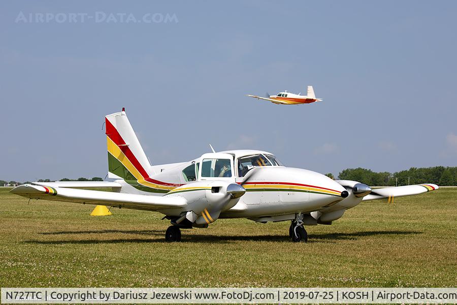 N727TC, 1976 Piper PA-23-250 C/N 27-7654107, Piper PA-23-250 Apache  C/N 27-7654107, N727TC