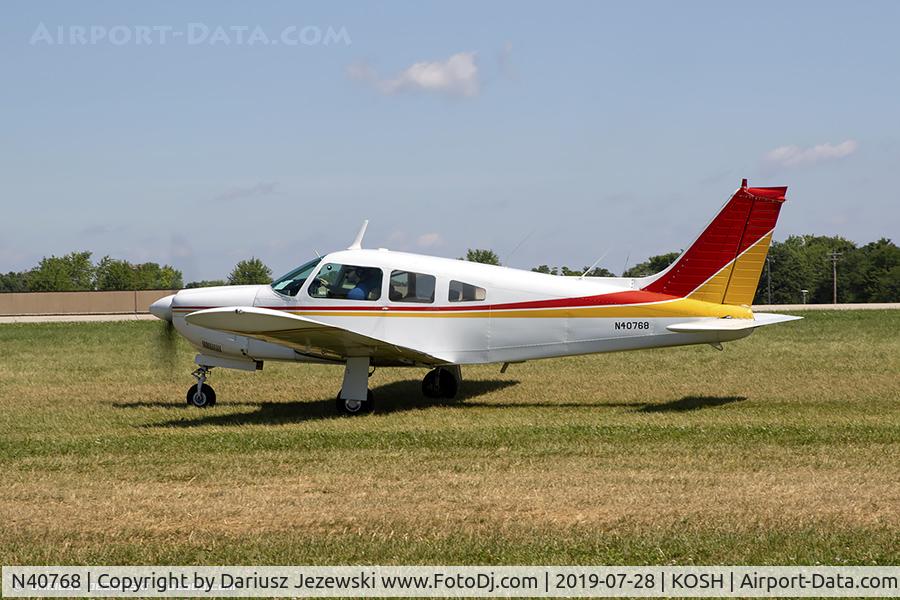 N40768, 1973 Piper PA-28R-200 C/N 28R-7435122, Piper PA-28R-200 Arrow II  C/N 28R-7435122, N40768