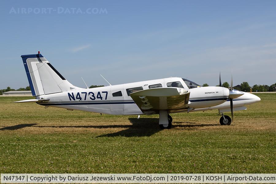 N47347, 1977 Piper PA-34-200T C/N 34-7770387, Piper PA-34-200T Seneca II  C/N 34-7770387, N47347